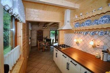 dom drewniany kuchnia